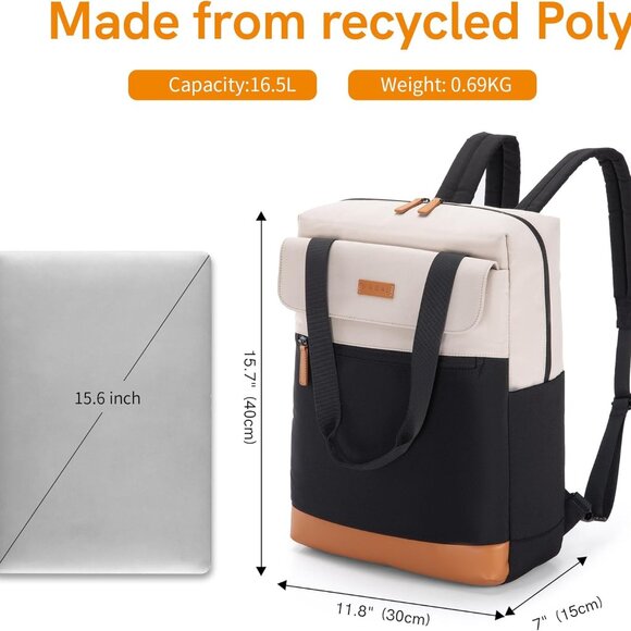 VGOAL Laptop Backpack for Women - Water-Resistant Daypack - Picture 6 of 6